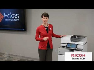 Scan to HDD - Ricoh MFP Training