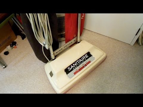 Vintage Sanitaire Wide Track II Commercial Upright Vacuum Cleaner