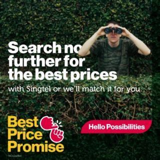 Looking for the best deal on your next phone? We got you! Our Best Price Promise ensures that you’re getting the most savings on that phone you’ve been eyeing on, no plan needed. 👀 Search no further, shop at your nearest Singtel Shop, Exclusive Retailer or online singtel.com/bestpricepromisedeals. | Singtel