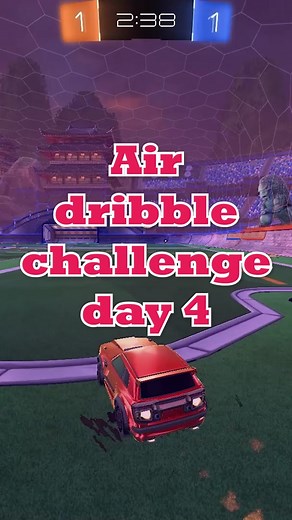 Mejorando el drible aéreo en Rocket League: Día 4