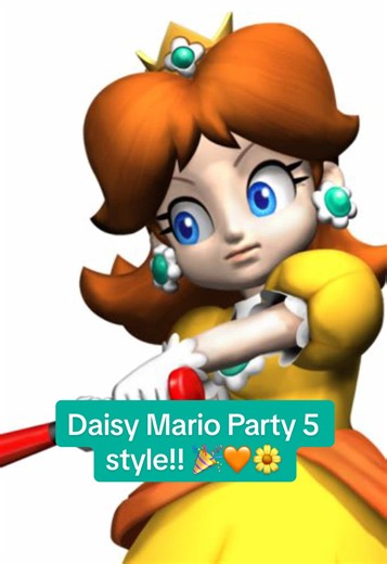 Daisy en Mario Party 5: Diversión Retro