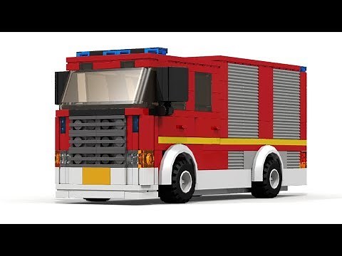 LEGO City Scania Fire Engine Building Instructions