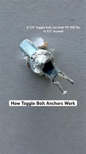 How Metal Toggle Bolt Anchors Work | Oddly Satisfying ASMR Sounds | How to DIY