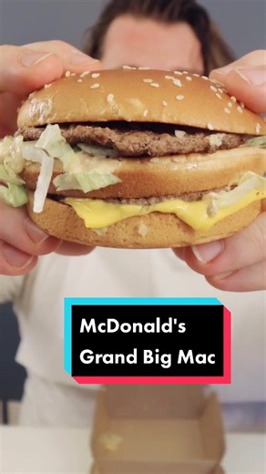 Trying McDonald's Grand Big Mac Mukbang Experience