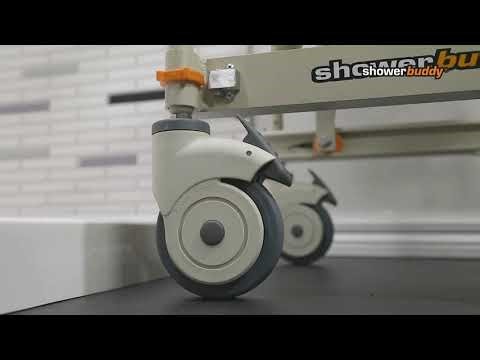 ShowerBuddy® SB1 Shower Transfer System Overview | Safe Curbed Shower Access