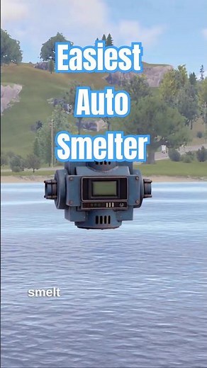 ONE Conveyor Smelts EVERYTHING Automatically with This Setup in Rust! #rust #rustshorts