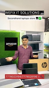 WEFIX IT SOLUTIONS (VAPI) ALL TYPES OF LAPTOPS AVAILABLE 💻‼️ Address 📍 Sai Plaza Complex,B/203, 2nd Floor, Char Rasta, opp. Telephone Exchange, GIDC, Vapi, Gujarat 396195 Contact No:- 77780 23194☎️ 77790 28196☎️ Shop Timing 9:40AM To 7:00PM Computer dealer in - VAPI,DAMAN,VALSAD, SILVASSA, DHARAMPUR, UMARGAON, BILIMORA, PARDI ° LAPTOP MOTHERBOARD REPAIRING ° SECOND HAND LAPTOP SALE ° ALL LAPTOP PARTS #secondhandlaptop #explorepage #explore #trending #viral #reelitfeelit #instagram #instagood #