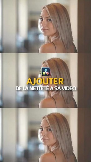 Voila comment ajouter facilement de la netteté à ta vidéo sur Davinci Resolve. #davinciresolve