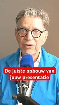 De opbouw van jouw presentatie
