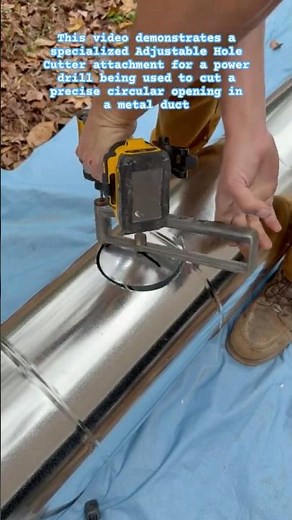 Precision Engineering #HVACTools• #SheetMetalCutting• #Ductwork• #HoleCutter• #MetalFabrication•