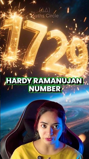 Why 1729 is one of the Most Famous Number in Math | Hardy–Ramanujan Story #mathfacts #maths