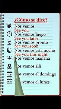VOCABULARIO BÁSICO EN INGLÉS – APRENDE INGLÉS PARA PRINCIPIANTES 📖🇺🇸🤩 #ingles #aprenderingles