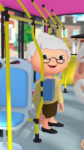 Here Comes the Pink Bus! | Honk the Horn and Flash the Lights #BusSongs #KidsLearning
