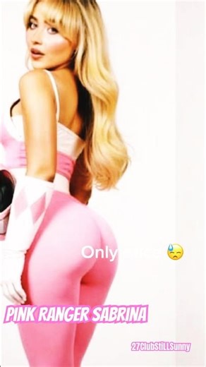 Sabrina Carpenter/Pink Ranger 😳🥰🥰🥰 #pinkranger #sabrinacarpenter #jfc #27css #powerrangers