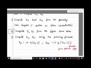 Design Lec28: Fatigue stress concentration factor and notch sensitivity (Fall 2021)