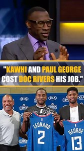 364K views · 4.1K reactions | Shannon Sharpe: "I hope Kawhi Leonard and Paul George sleep real good at night knowing they got a man fired that was the most successful coach in Clippers history." | Speakeasy | Facebook