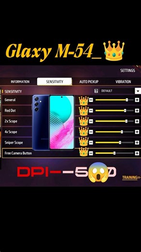 New Update Sensitivity⚡Samsung M54 Headshot Sensitivity Settings 2026😱#shorts #freefire #ffheadshots