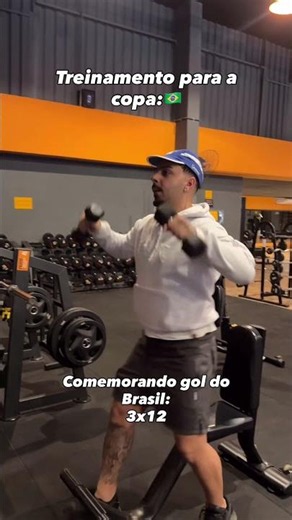 Por aqui, já tô treinando a semana inteira💪