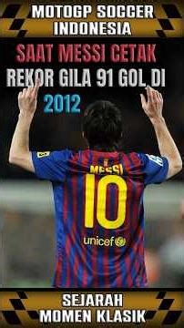 When Messi set an incredible record in 2012 #footballhistory #footballhistory #messi #leomessi