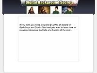 Digital Background Secrets - Using Photoshop - Camera Photography