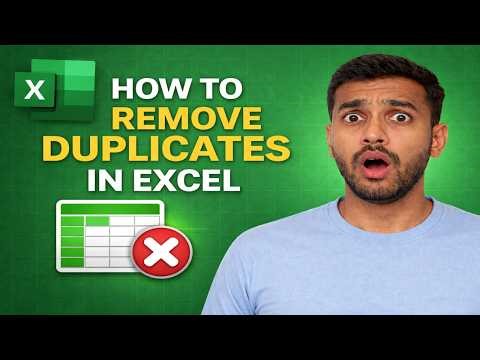 How to Remove Duplicates in Excel in Tamil | Insight Antony