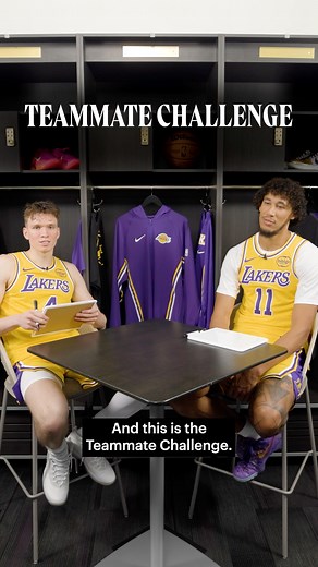 Los Angeles Lakers on Instagram: "Jaxson. Dalton. Who knows who better?"