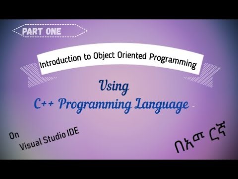 Object oriented programming with C++