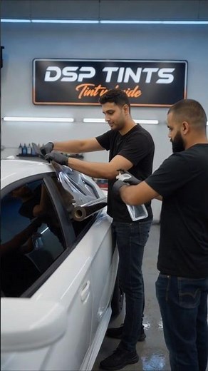 Full Black Window Tint Transformation 🖤 | Car Tinting Process | Windsor #tintshop #shorts