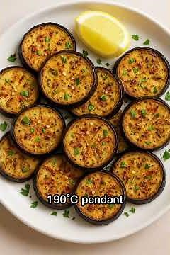 Aubergines grillées façon méditerranéenne (Airfryer)