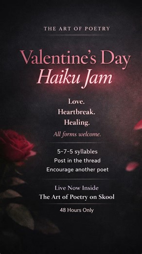 Love in 17 Syllables 💘 Valentine’s Day Haiku Jam