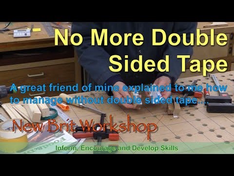 How to manage without double sided tape