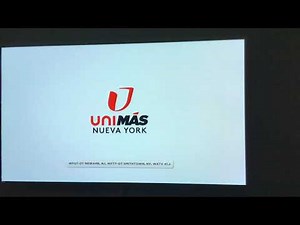 Unimas Warning screen (New York)