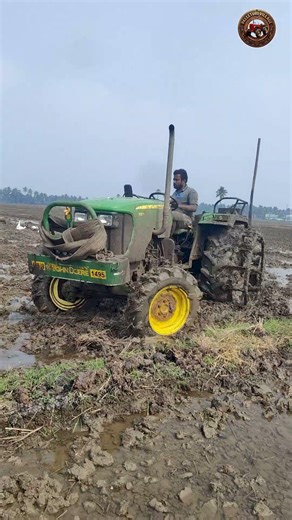 Tractor Video | Less Water More Mud Puddling with John Deere Tractor