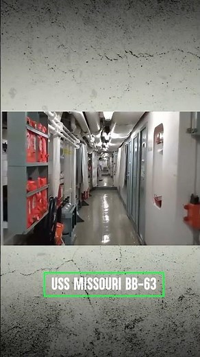 Inside the Legendary USS Missouri BB-63 Battleship #militarytech #militaryshorts