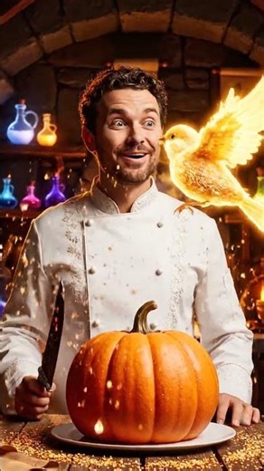 🎃✨ The Magical Sparrow Pumpkin Cake 🐦😭😘 #viral