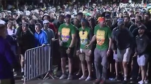 Breezy Golf on Instagram: "The gates opening at the Waste Management Open is insane Via: 12News/Twitter"