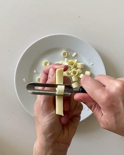 White Chocolate Curls