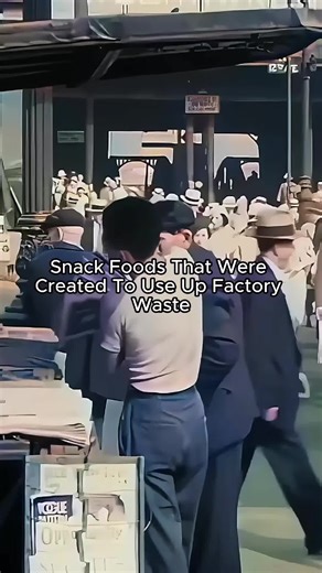 Snack Foods That Were Created To Use Up Factory Waste #historytime #historytok #history #foodtok