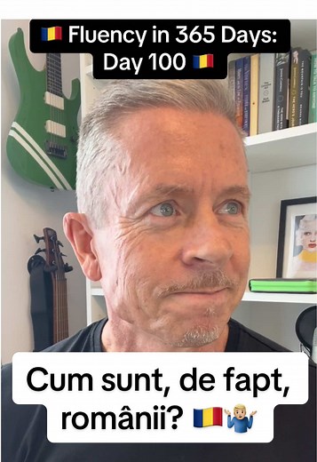 🇷🇴Day 100 of 365: Cum sunt, de fapt, românii? 🇷🇴🤔 DESPRE ACEASTĂ PROVOCARE LINGVISTICĂ… 🎯 365 de zile până la fluență Mi-am lansat o provocare: să învăț româna în 365 de zile 🇦🇺➡️🇷🇴. Fără cursuri, fără lecții, fără trucuri—doar imersiune reală în viața de zi cu zi, progres zilnic și multe încercări și greșeli. 😅 Nu este un curs de limbi străine—este călătoria mea reală de a învăța română 🤠 Mă împiedic prin „conversații” și situații, și împărtășesc experiențele reale. Cum te poți impl