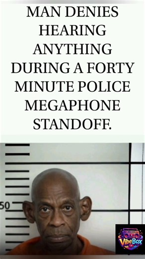 Man claims he heard nothing during 40-minute police megaphone standoff 😳 #news #viral #shorts