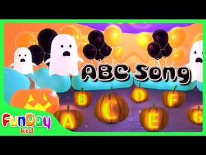 Halloween ABC Song | Pumpkin ABCs | Nursery Rhymes & Kids Song | Learn Alphabet A to Z - ‪@FunDayKid‬