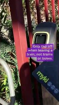 Melbourne myki Card: How to Get and Use It #shorts