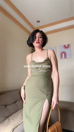 Simple Semi Formal Dress for Wedding Guest | Outfit Ideas