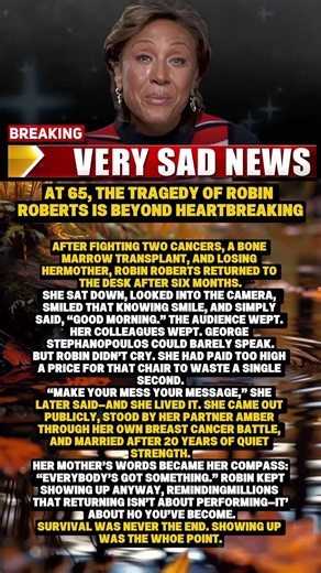 At 65, The Tragedy Of Robin Roberts Is Beyond Heartbreaking