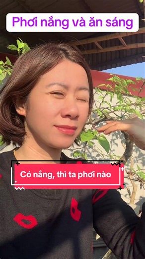 Tranh thủ ánh nắng buổi sáng. Tuy có nắng nhưng vẫn buốt lắm ạ! Tranh thủ phơi nắng rồi uống cốc bột Green, đủ năng lượng làm việc đến trưa rồi ạ#hausmarta #xuhuongtiktok #songkhoekhongkhangsinh #chualanhtunhien #botchuyenhoagreen