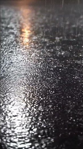 Perfect Heavy Rain Loop on Asphalt — Cinematic ASMR (No Talking)