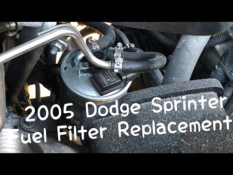 2005 T1N Sprinter fuel filter replacement - Rambling with Phil