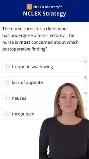 ❗️NCLEX Strategy Tip❗️ Here's what to do when an NCLEX question asks you to identify the most concerning finding. . . For more NCLEX questions and tips, download our free app! Comment DOWNLOAD and we'll send you the link! | Nursing and NCLEX Mastery