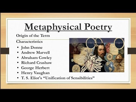 Metaphysical Poetry|| History of Literature