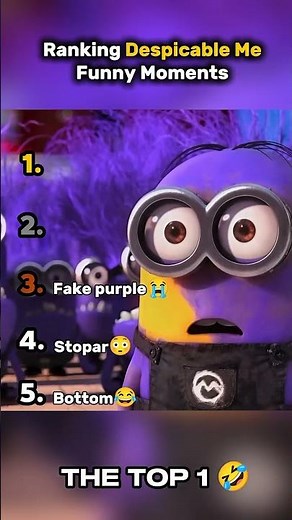 Ranking Minions Funniest Moments 😂
